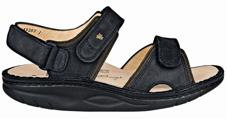 FINNCOMFORT YUMA musta/tummanvihreä tere