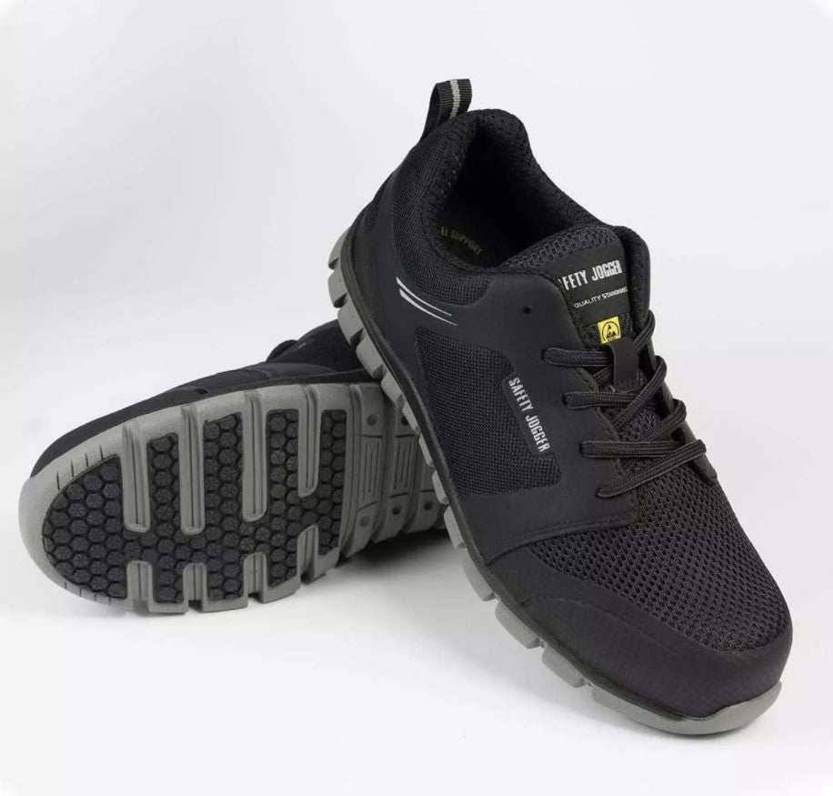 SAFETY JOGGER LIGERO S1P -TURVAKENKÄ, ESD Mustat