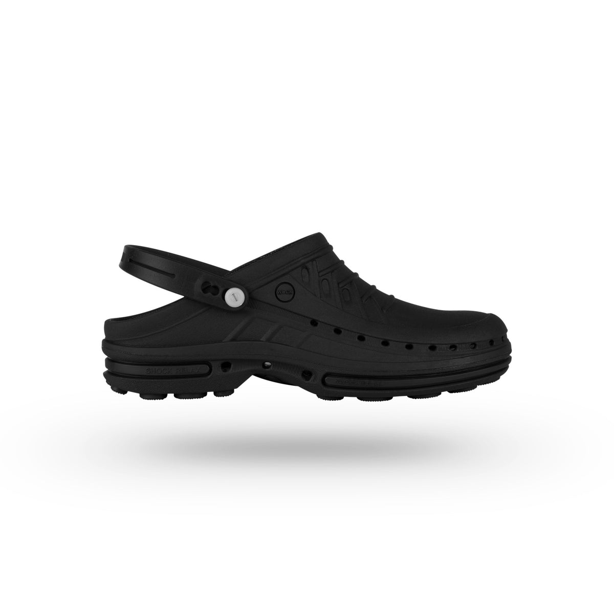 WOCK CLOG 11 HYGIENIAJALKINE Musta